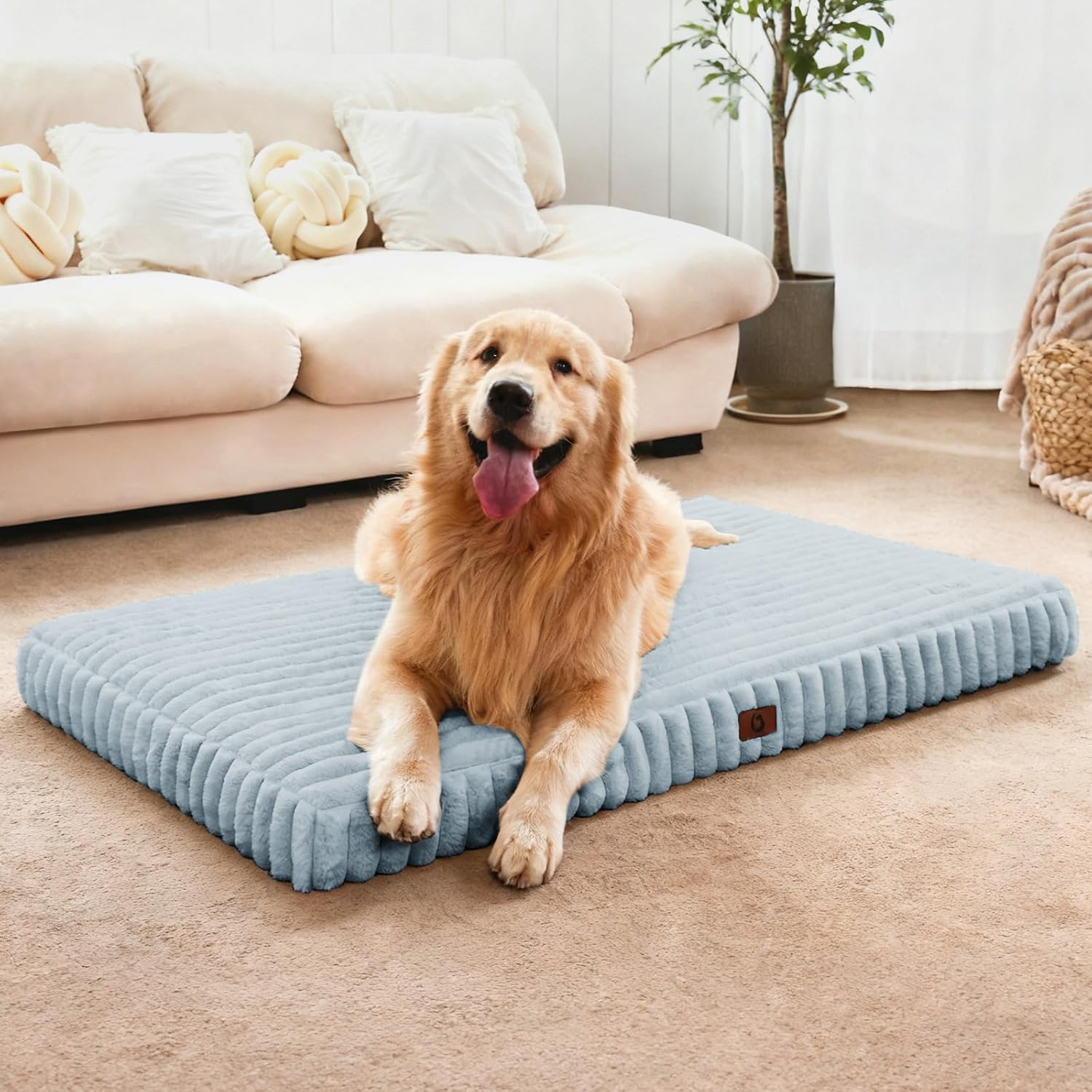 Detalle de Cozila Medium Orthopedic Dog Bed, Egg-Crate Foam, Waterproof Lining