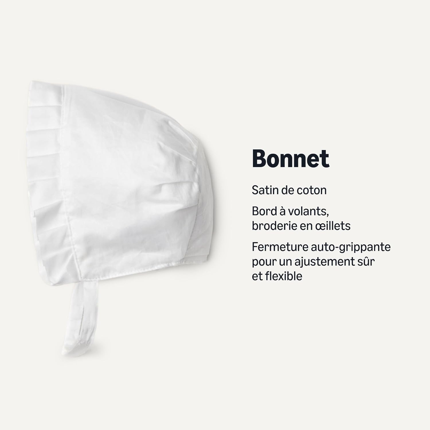 Detalle 2 de Amazon Essentials x Sofia Grainge Bonnet à Œillets Bébé Fille