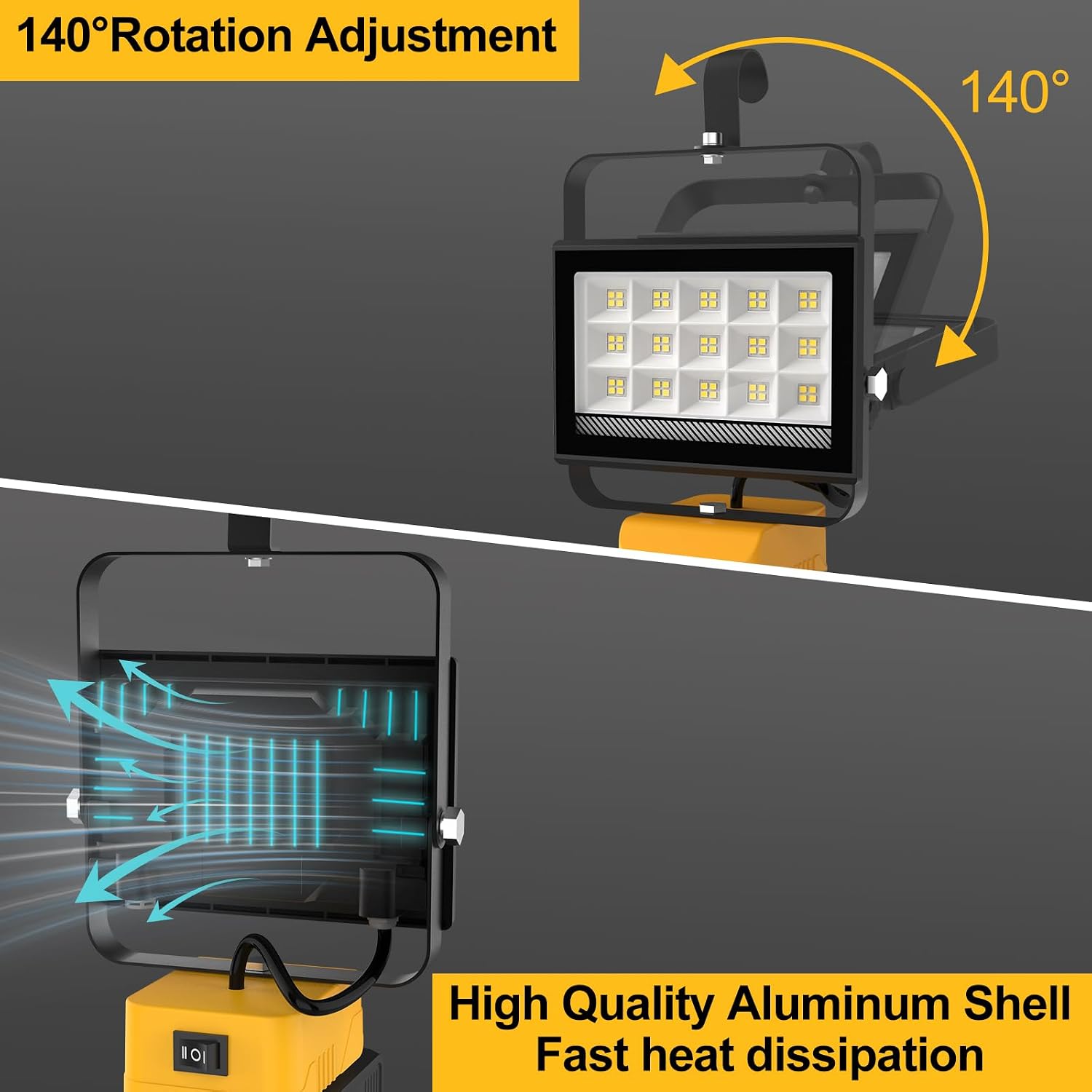 Detalle 2 de T-SUN cordless LED work light 60W