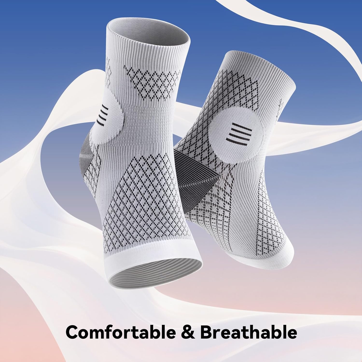 Detalle de Toeless Compression Socks, Nylon