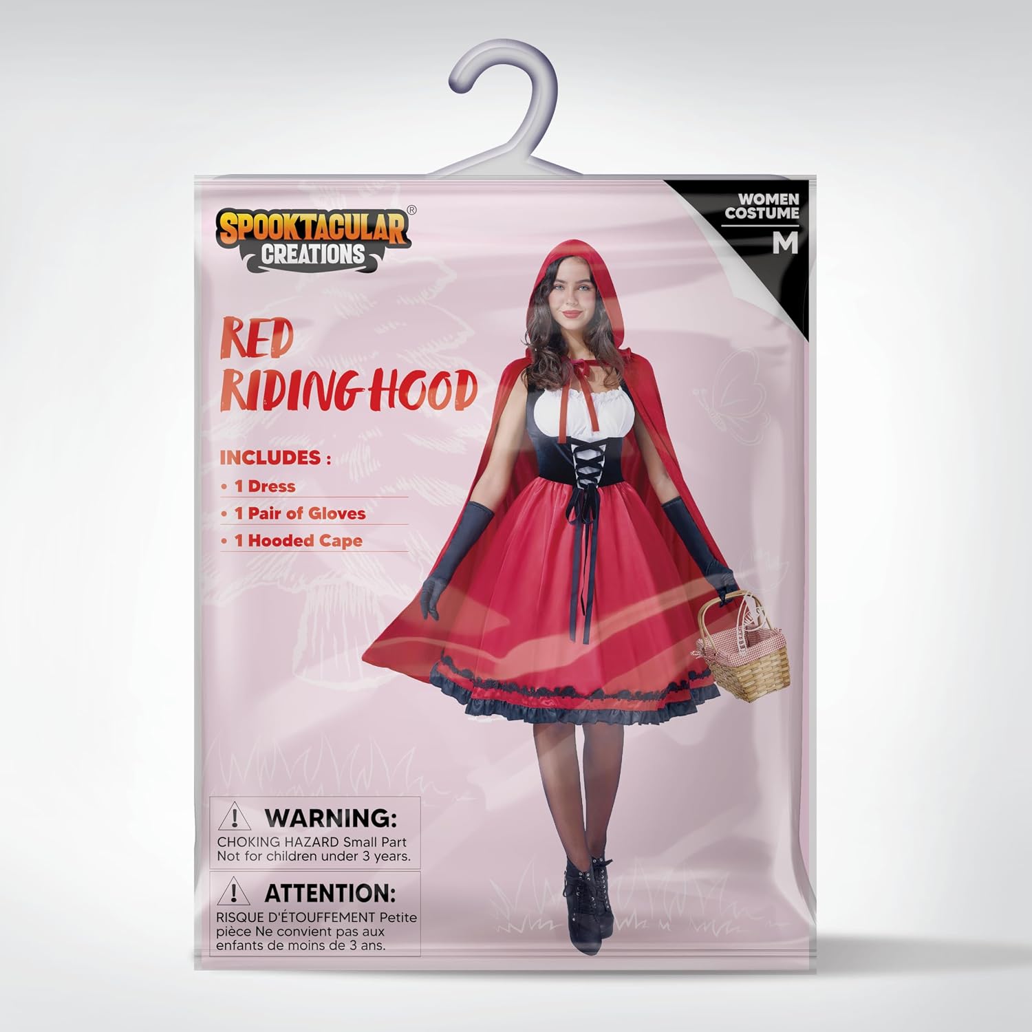 Thumbnail 6 de Spooktacular Creations Red Riding Hood Costume, Polyester