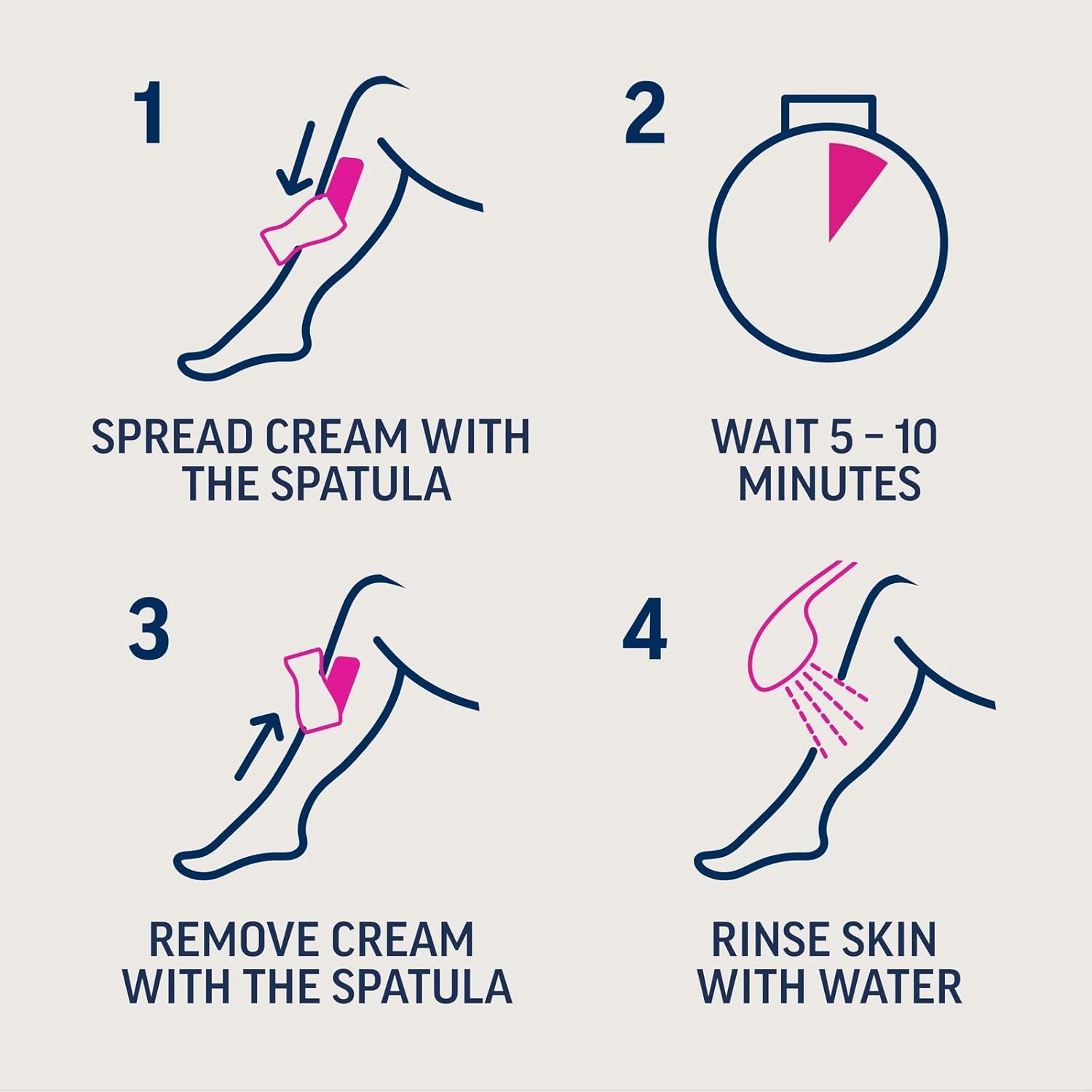 Detalle de Veet Pure Sensitive Hair Removal Cream 200 ml for Legs, Bikini Line and More