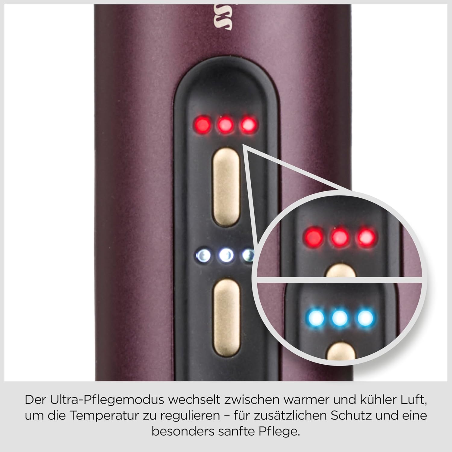 Detalle de BaByliss Air Power Smooth – NEU 2025, AS6400E: Glätten und Trocknen von nass zu trocken