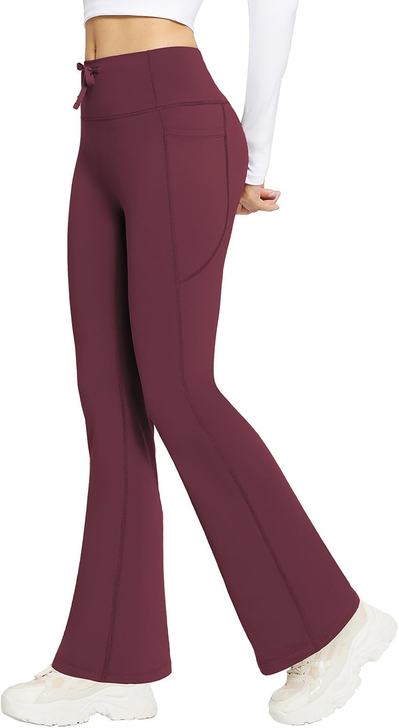 Thumbnail 2 de baleaf Women's Thermal Flared Leggings 4-pocket