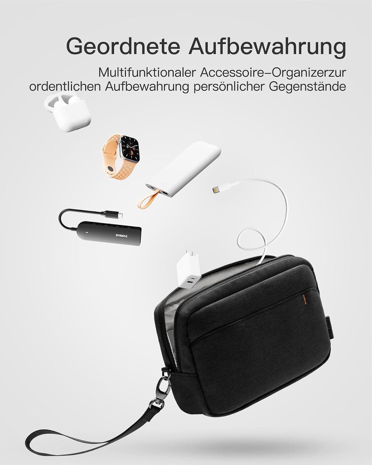 Thumbnail 5 de Inateck Kabeltasche 20×13×6 cm Organizer