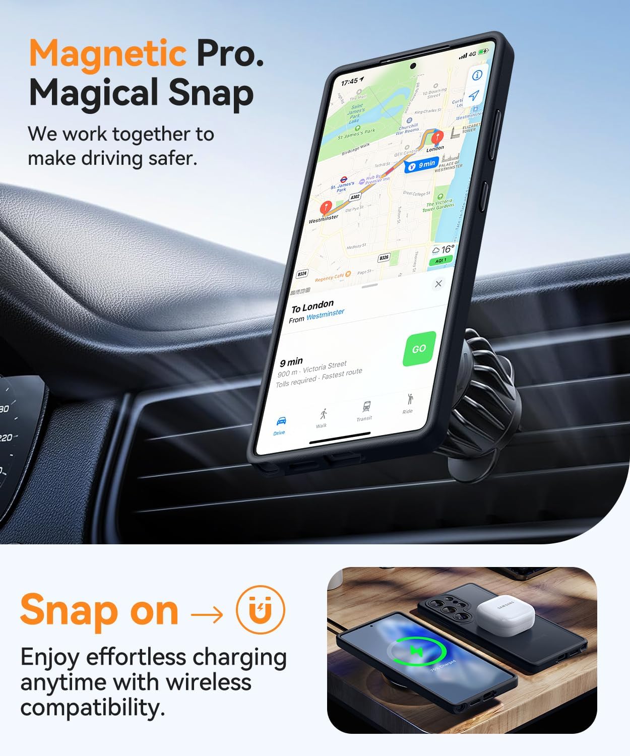 Thumbnail 4 de CANSHN Coque Magnétique S25 Ultra 6,9 Pouces