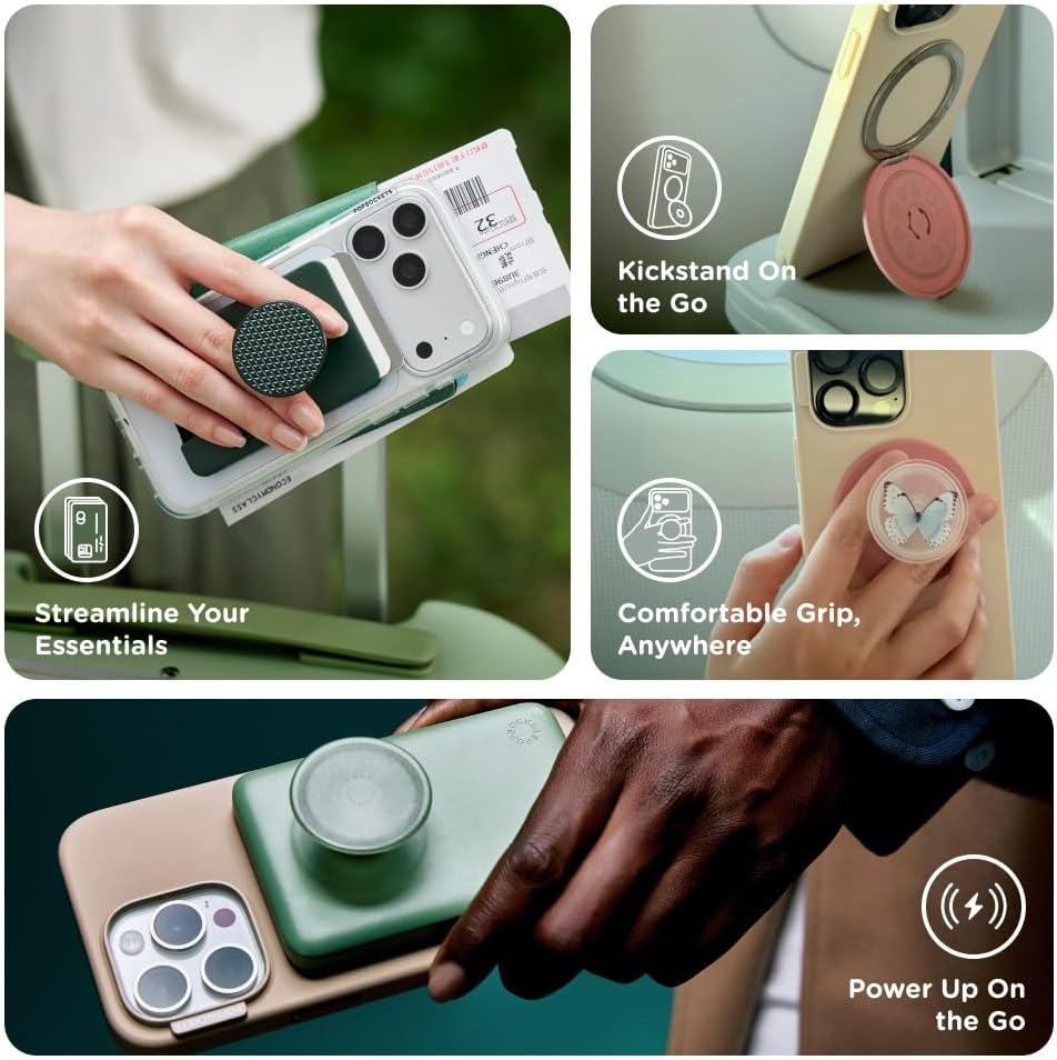 Thumbnail 6 de PopSockets PopGrip Clear 805136 スマホグリップ・スタンド 透明デザイン