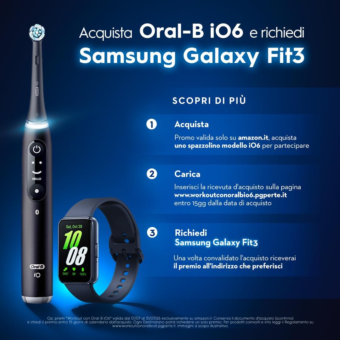 Detalle 2 de Oral-B iO 6N spazzolino elettrico 2 testine 🦷