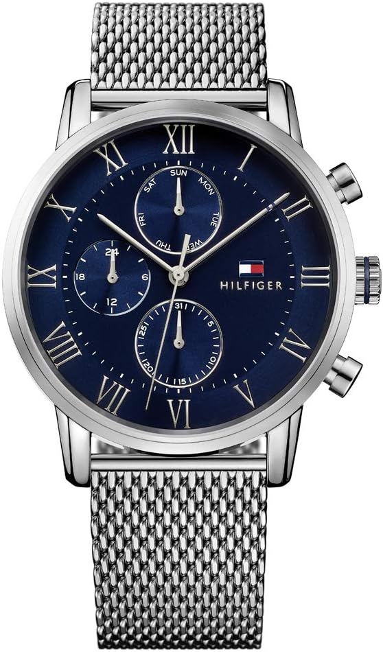 Thumbnail 4 de Tommy Hilfiger Multi Zifferblatt Quarz Uhr für Herren – Edelstahl- oder Lederarmband, 44 mm