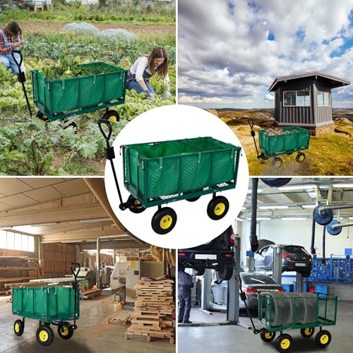 Thumbnail 1 de Arebos Carretilla Jardin Plegable 550 kg con Lona y Llantas