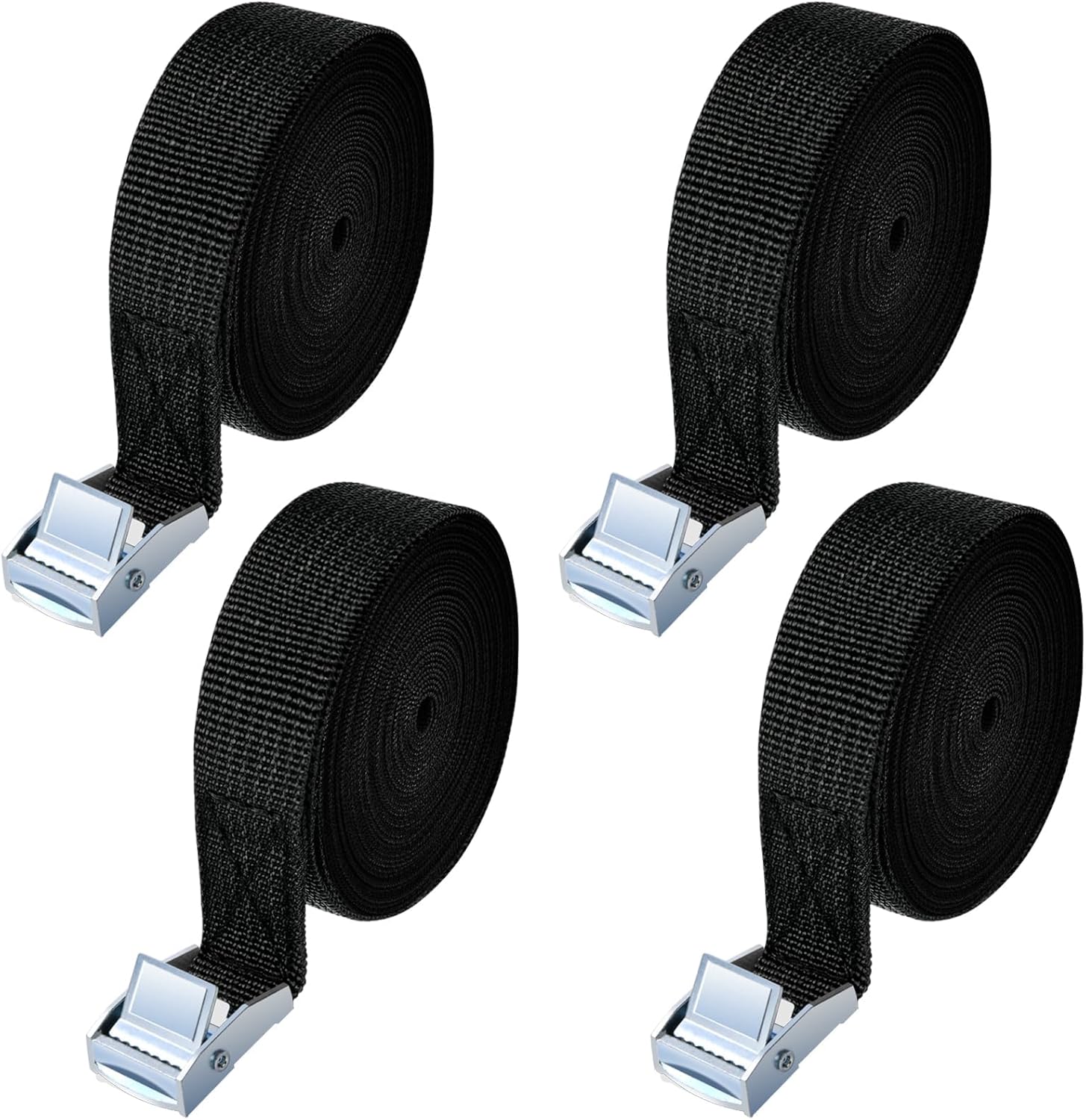 Thumbnail 6 de Kit de sangles d’arrimage URAQT (4 pièces) avec boucle à cliquet, 6 m pour moto, voiture et porte-vélos