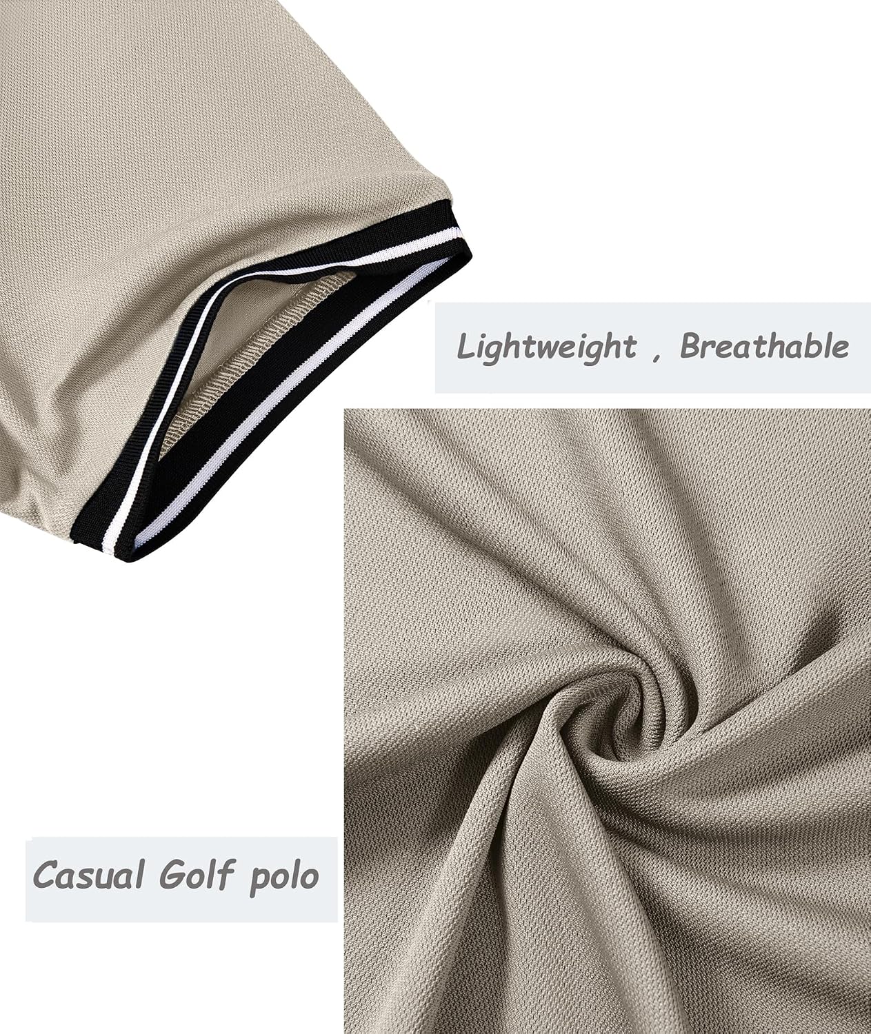 Detalle 1 de JACKETOWN polo shirts 3 pack, breathable