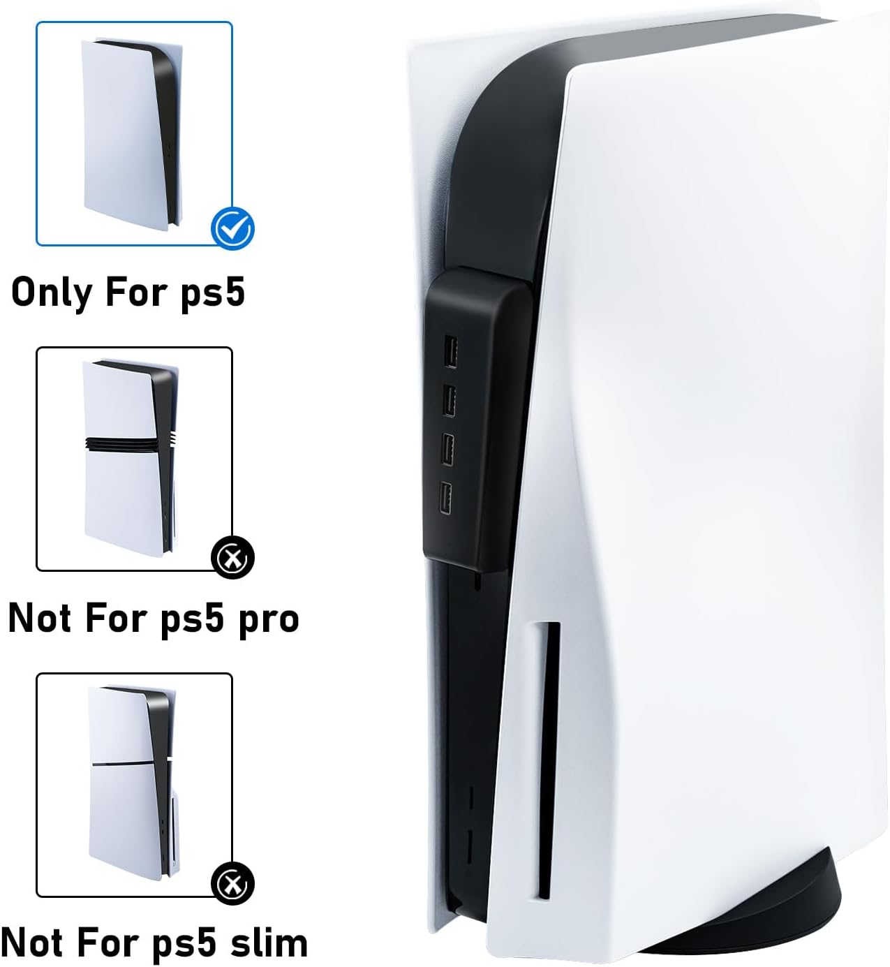 Thumbnail 1 de 4 Port PS5 USB Hub mit 480 Mbit/s