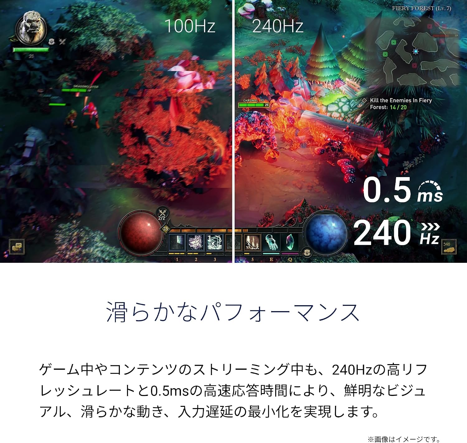 Detalle de Dell SE2426HG 23.8インチ ゲーミングモニター FHD・Fast IPS・240Hz