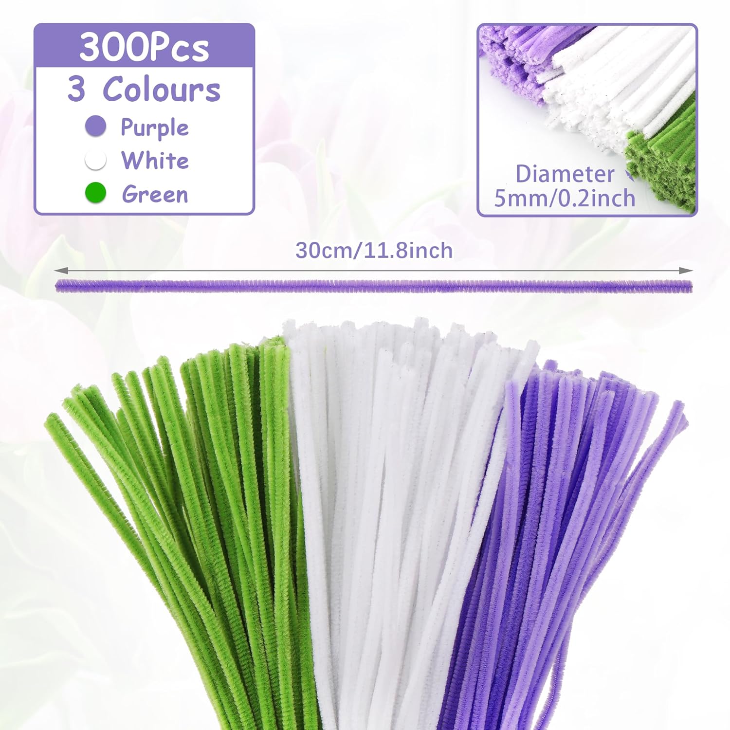 Thumbnail 1 de Pfeifenputzer 320 Stück Bastelset 🎨