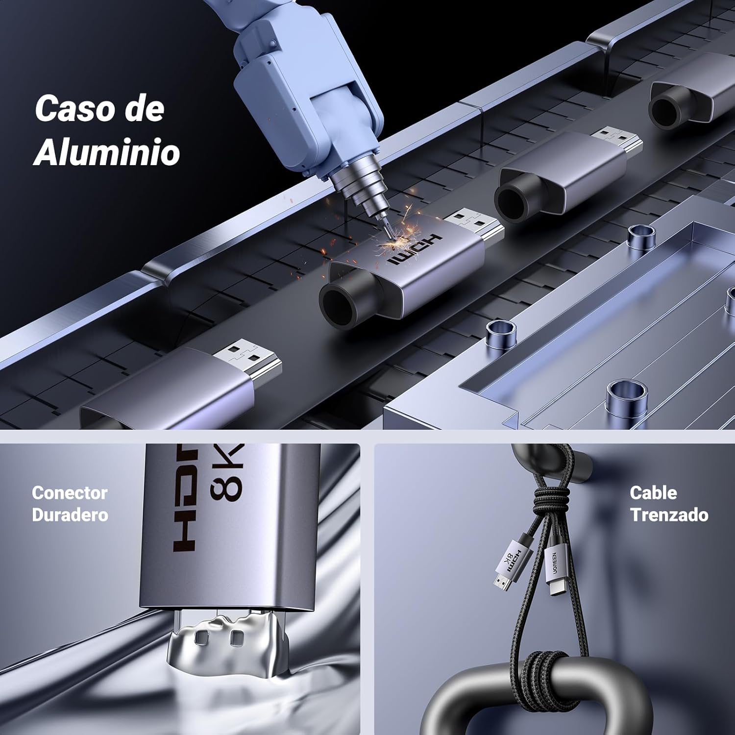 Thumbnail 6 de UGREEN Cable HDMI 2.1 8K 10M 🚀 Ultra Alta Velocidad- Certificado