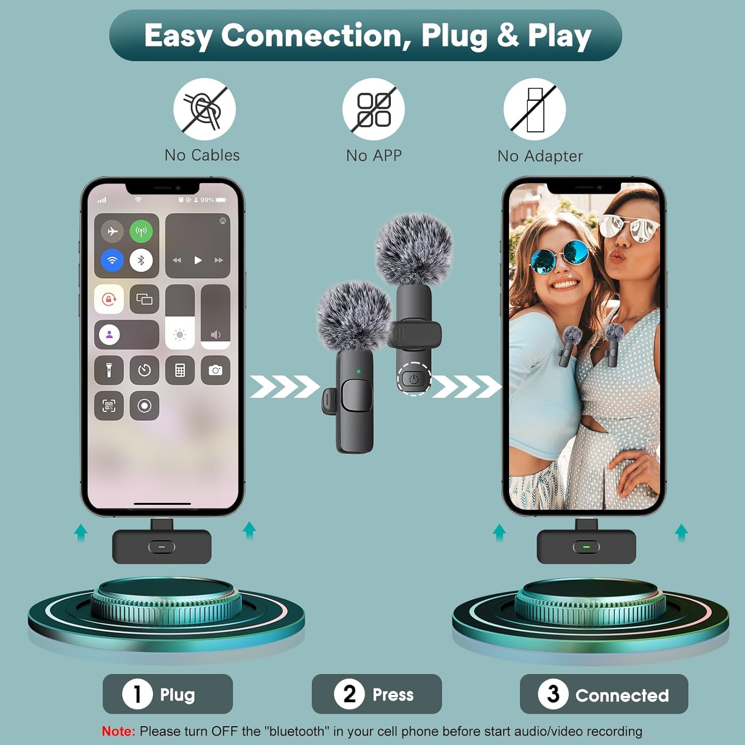 Thumbnail 4 de MAYBESTA Wireless Mini Mic for iPhone ⚙