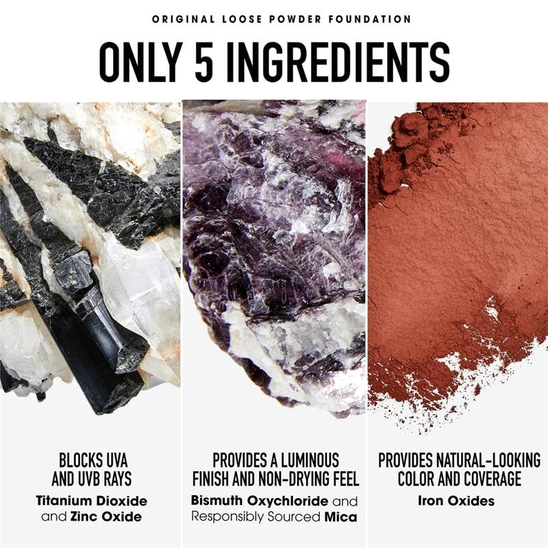 Thumbnail 4 de bareMinerals Deluxe Original Loose Mineral Foundation SPF 15 — Holiday Size 💄