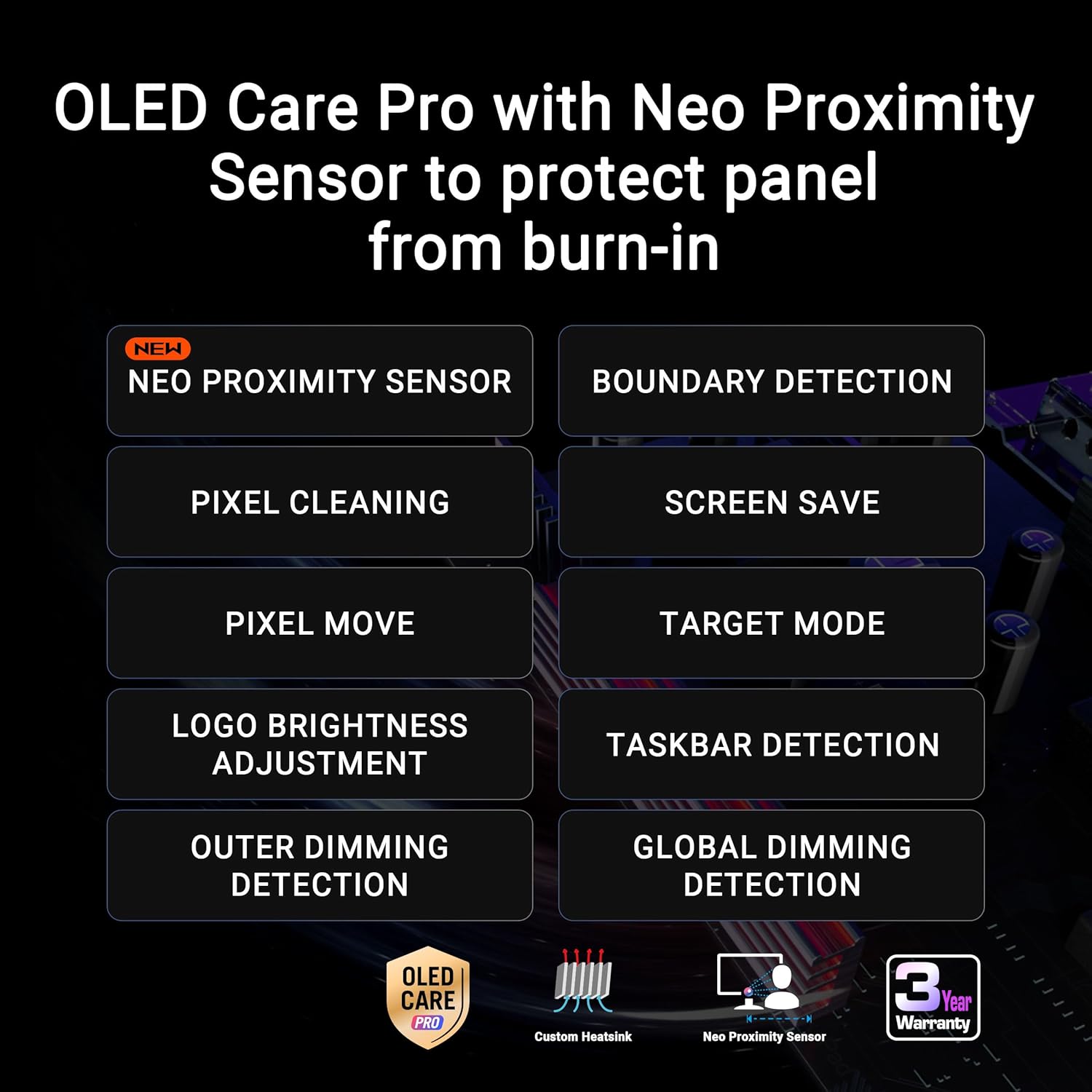 Thumbnail 3 de ASUS ROG Strix 32” 4K OLED Gaming Monitor (XG32UCWMG) with Dual Mode 4K@240Hz / FHD@480Hz