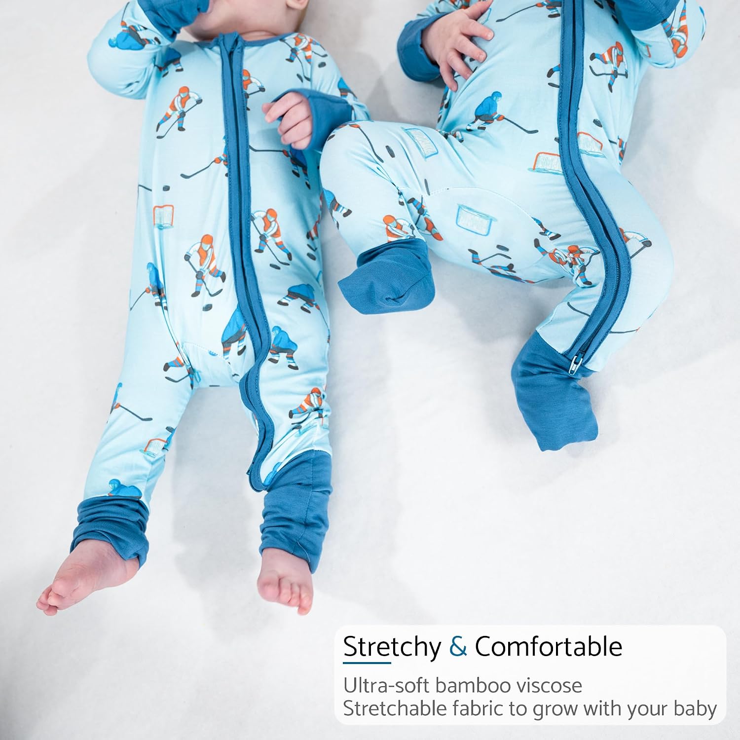 Detalle de LollyBanks Baby Pajamas in Bamboo Viscose