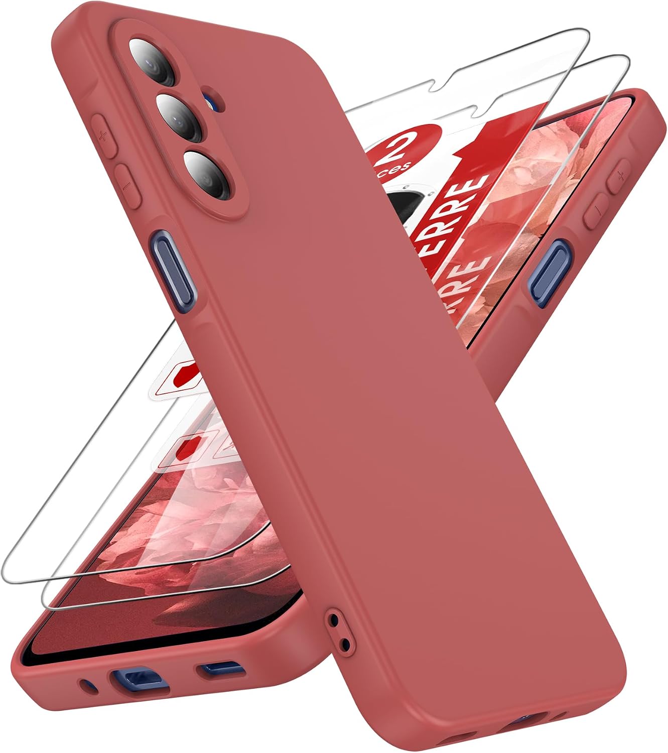 Detalle de Coque LeYi pour Galaxy A17 5G, anneau en silicone