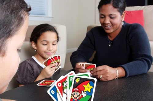 Thumbnail 1 de Mattel Games UNO Super Mario Bros: juego de cartas inspirado en el universo de Mario
