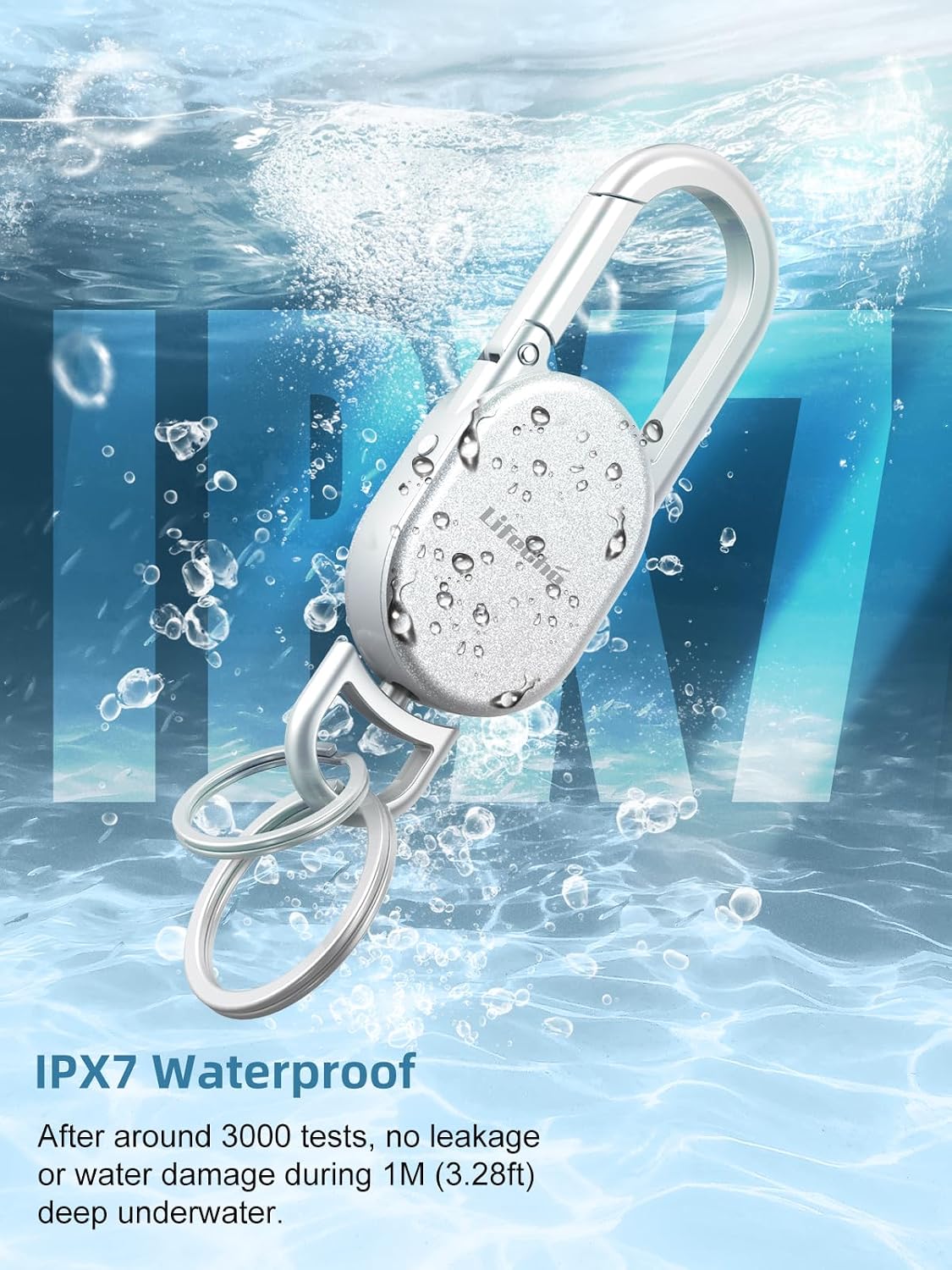 Thumbnail 3 de Keychain Key Finder 165ft Bluetooth Tracker