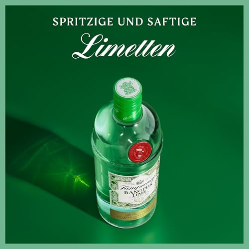 Detalle de Tanqueray Rangpur Lime Gin – fünffach destilliert mit Zitrusfrische (700 ml, 41,3% Vol.)