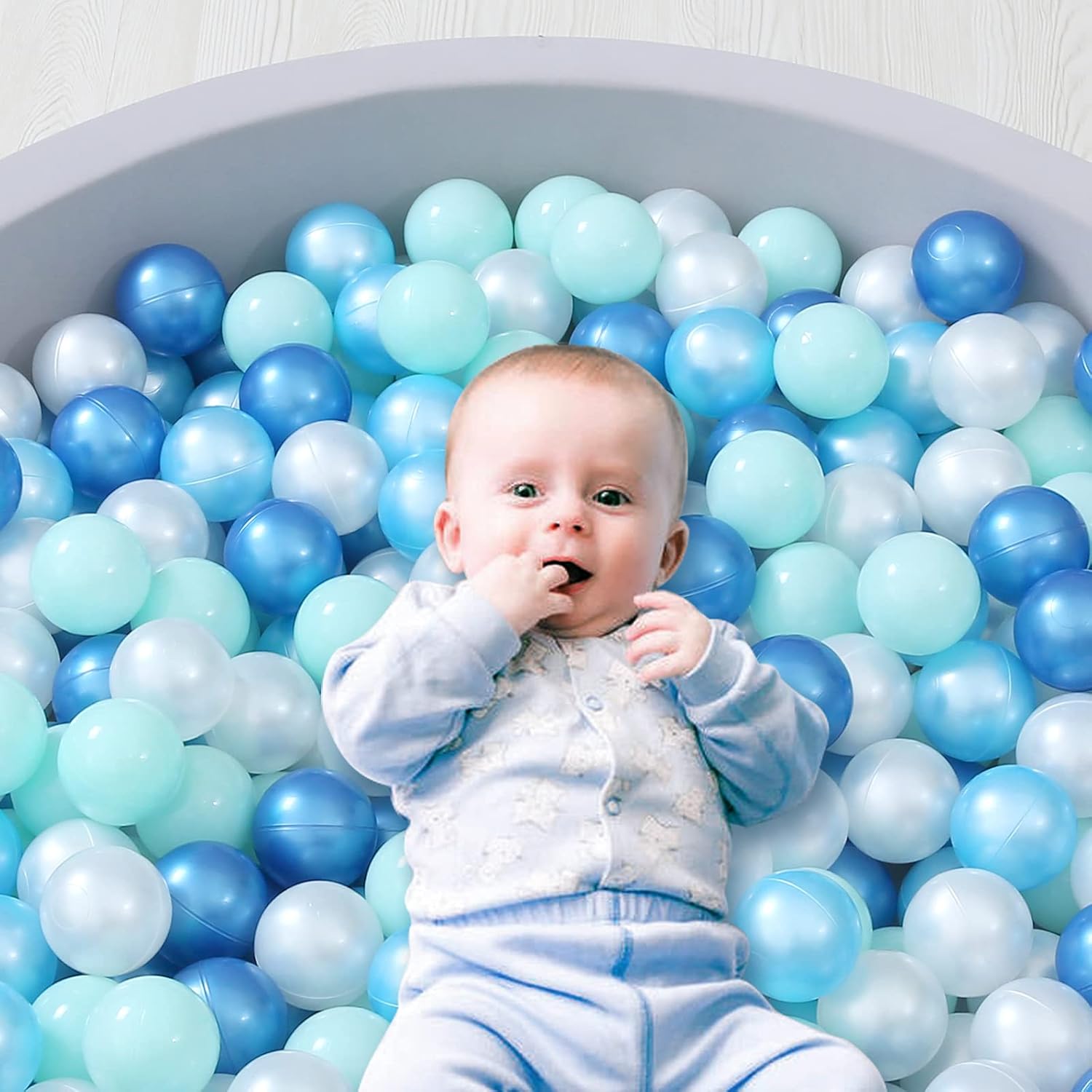 Thumbnail 4 de STARBOLO Ball Pit Balls for Toddlers – 200 PCS, BPA & Phthalate Free, 2.2-Inch Crush-Proof Soft Plastic Balls