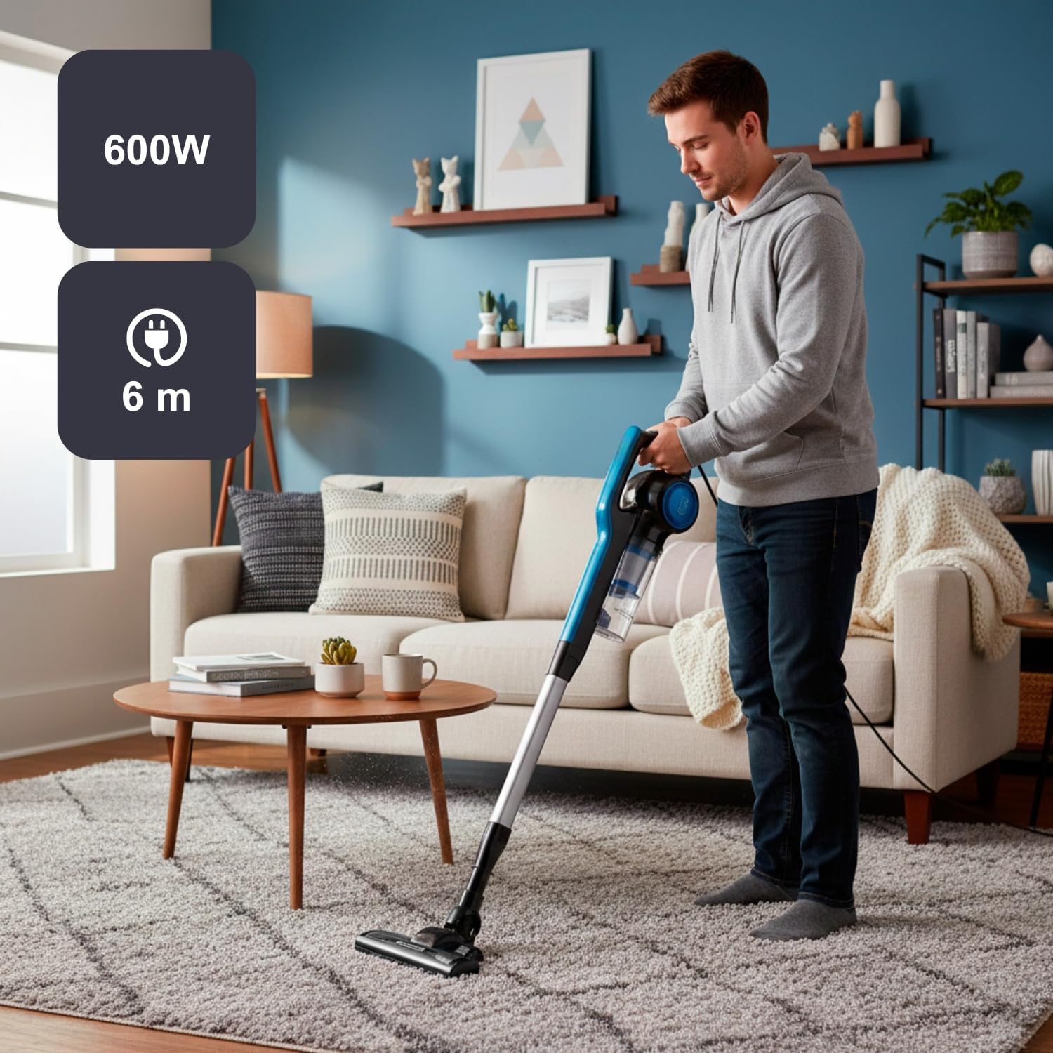 Detalle 2 de BLACK+DECKER Scopa Elettrica 600W