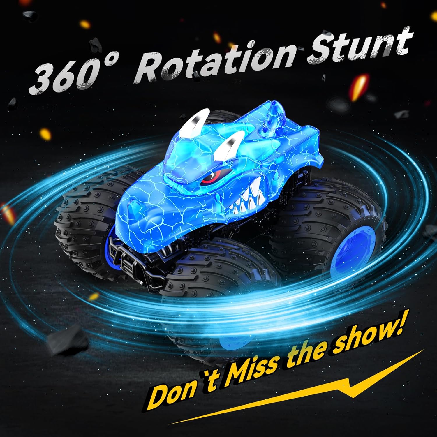 Thumbnail 3 de AUUGUU Remote Control Car Monster Trucks 2.4GHz 🦖