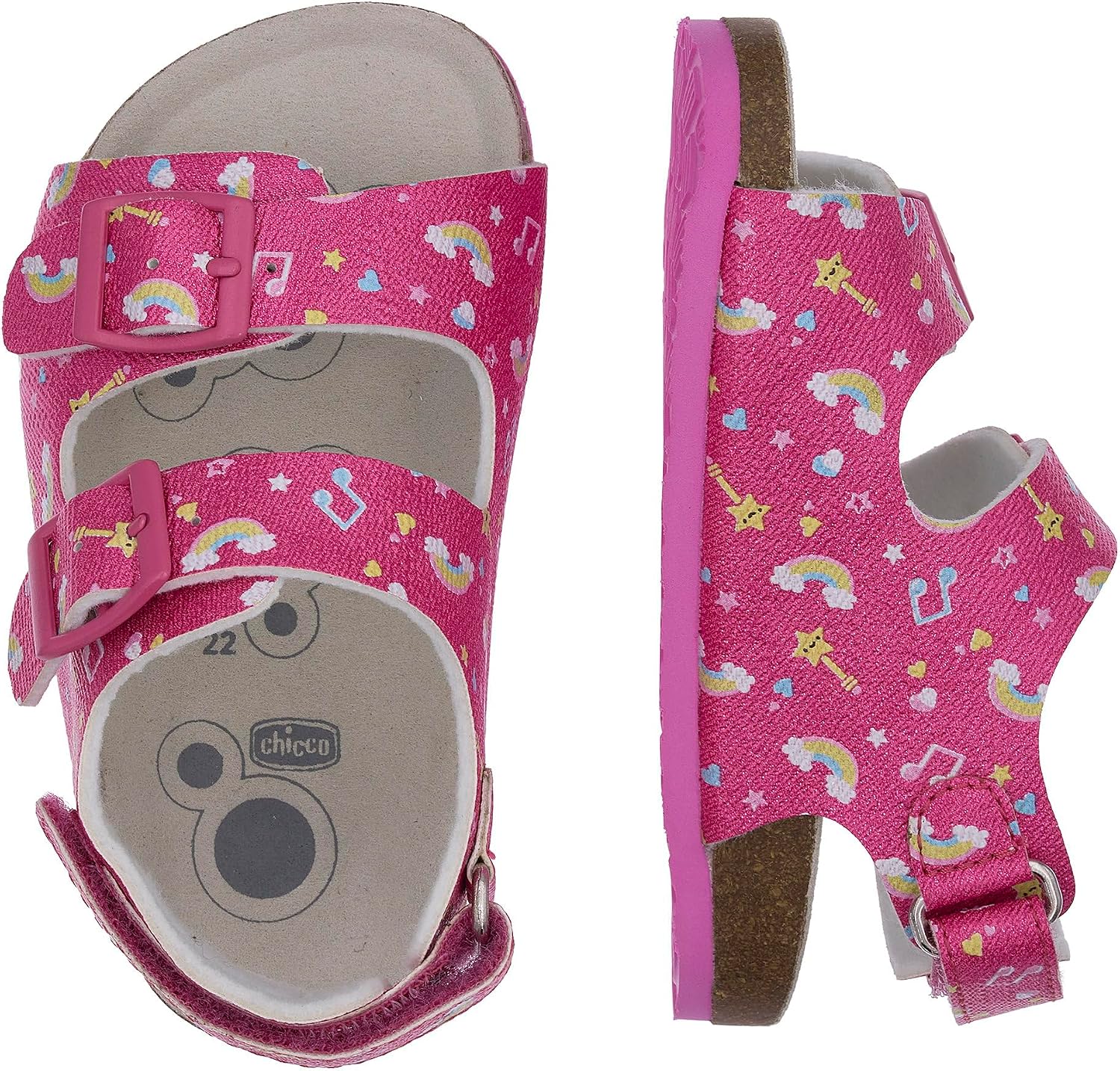 Detalle de Chicco Sandali Bambine Con Chiusura Tripla Regolazione – Comfort e Stile per Ogni Occasione