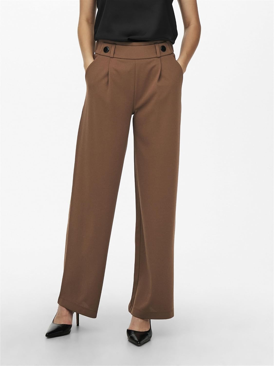 Thumbnail 6 de JdY Damen Marlene Hose „GEGGO“ – weite Jersey-Schlupfhose mit Wide-Leg & Taschen