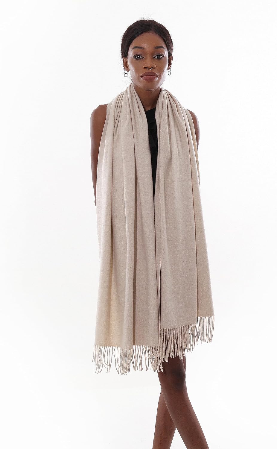 Thumbnail 5 de Sciarpa Pashmina Donna Invernale – Scialle Elegante e Grande 200×70 cm, per cerimonie e serate