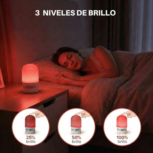 Thumbnail 1 de Toys4Boys Luz Nocturna Infantil Roja (620 nm) para dormir sin interferir con la melatonina