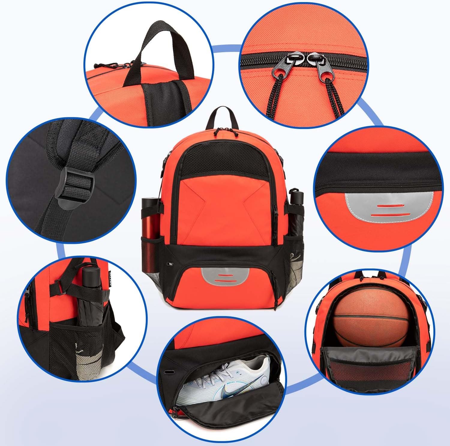Detalle de AIRTTUZ Basketball Backpack 30L