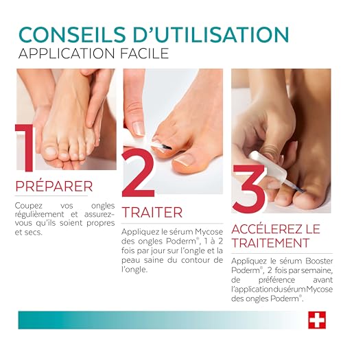 Thumbnail 4 de PODERM 2en1 Traitement Mycose Ongles des Pieds – Duo Sérum & Booster