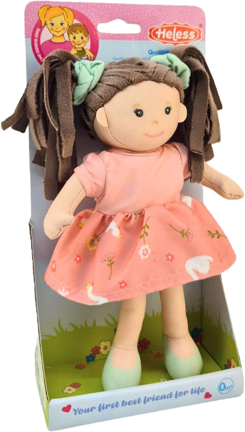 Thumbnail 6 de Heless 506 Stoffpuppe Mädchen Rosa, ca. 22 cm – zum An- und Ausziehen mit Kleid