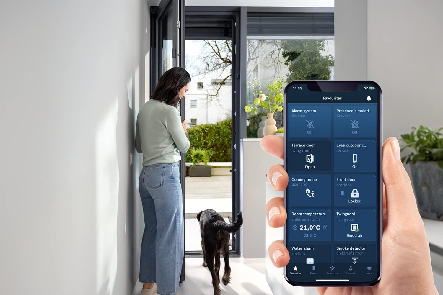 Thumbnail 2 de Bosch Smart Home Contact de Porte/Fenêtre II, capteur intelligent, anthracite
