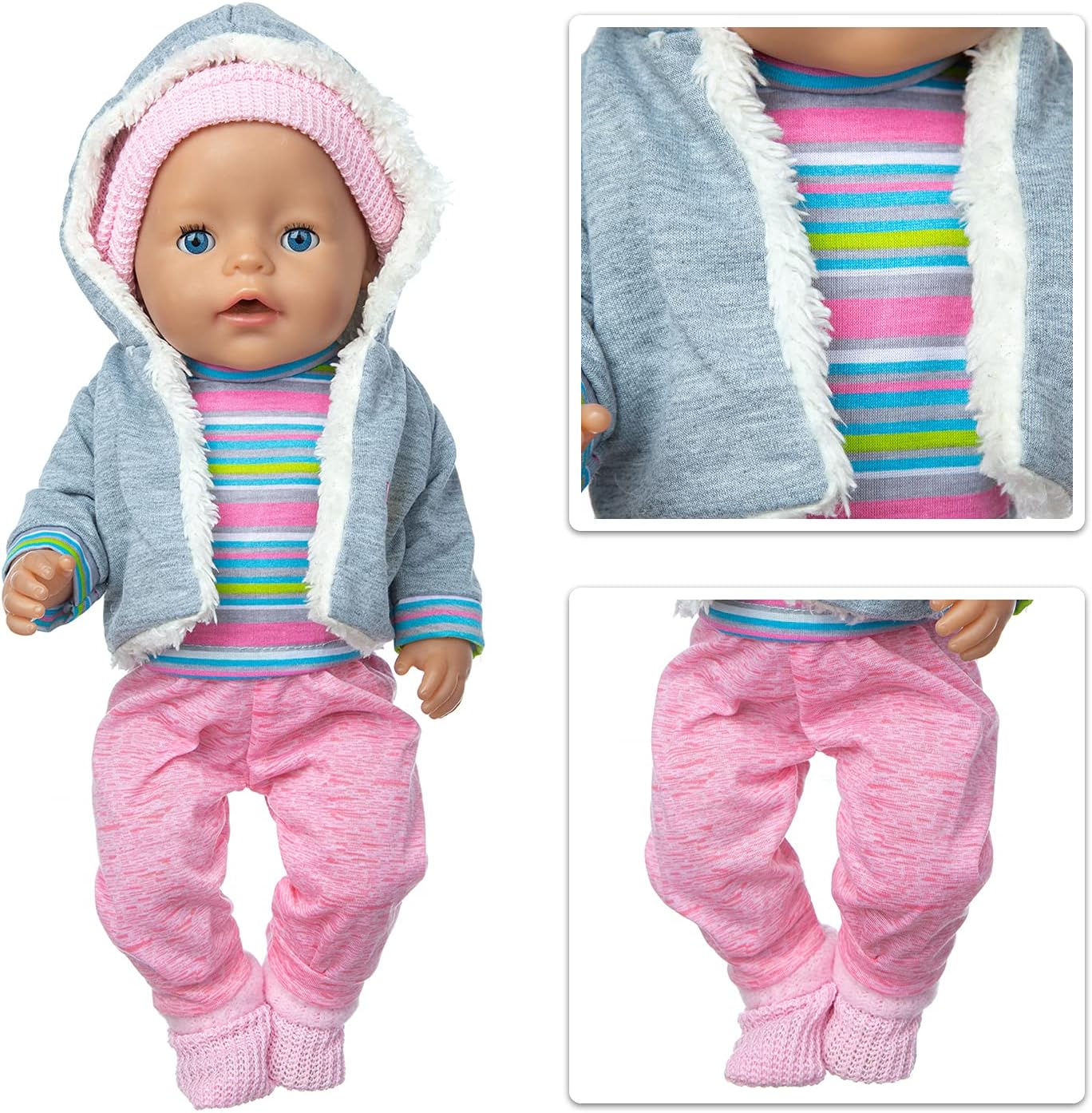 Thumbnail 2 de OTMOON Puppenkleidung Set für 36-43 cm