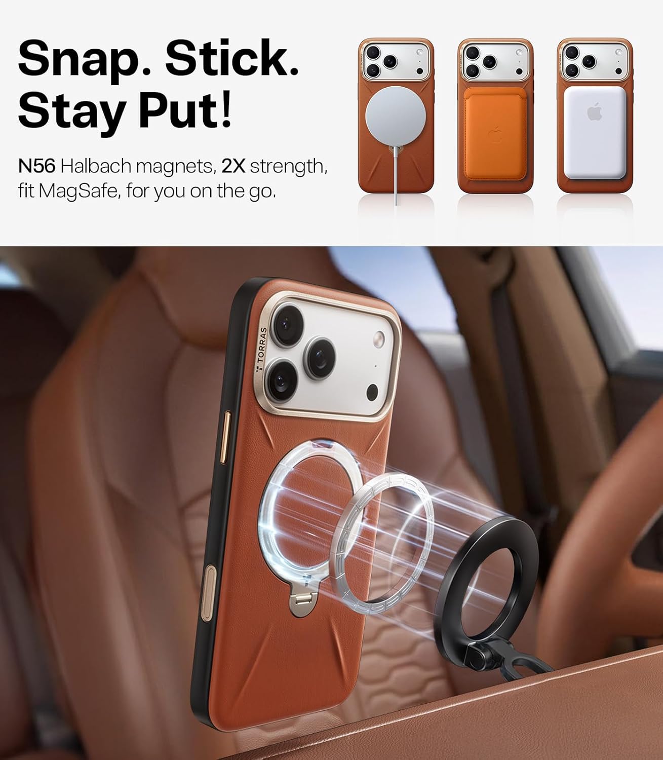 Detalle 1 de TORRAS Q3 VegSkin for iPhone 17 Pro Max case