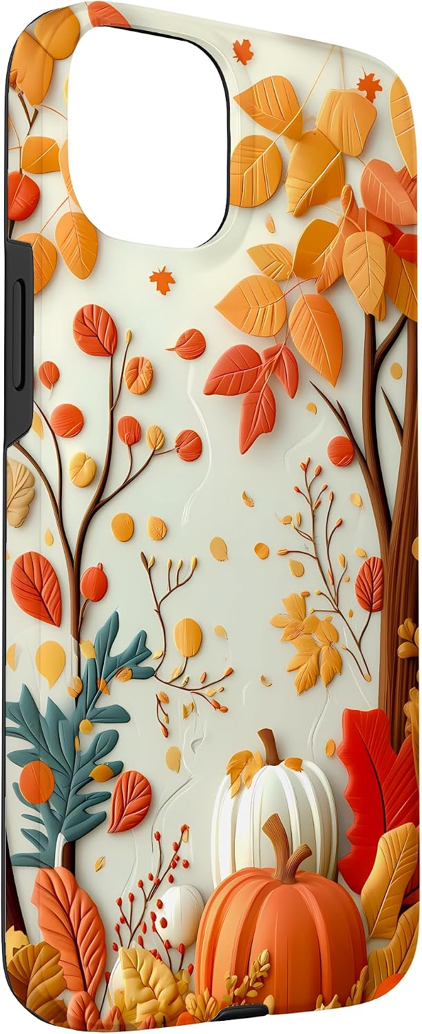 Thumbnail 2 de Cozy Autumn Vibes Fall Harvest Pumpkin Art Case for iPhone 15 Plus