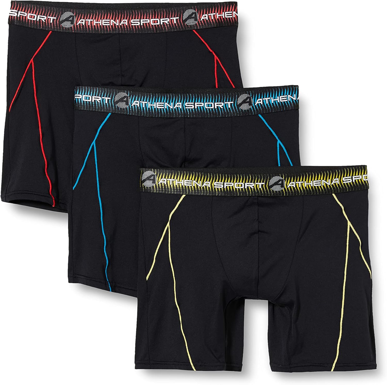 Thumbnail 1 de Athena Lot de 3 Boxers Longs Homme – Sport, Dry et Microfibre OEKO-TEX