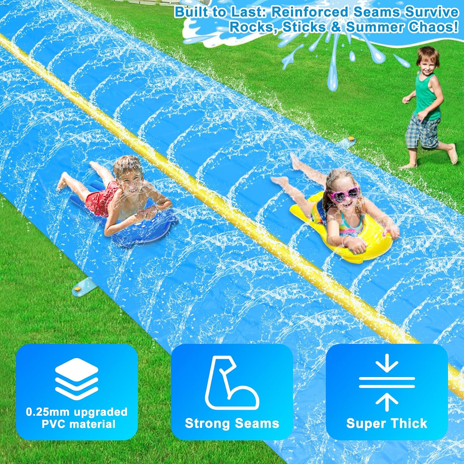 Thumbnail 5 de iGeeKid 45Ft Slip and Water Slide 🛝