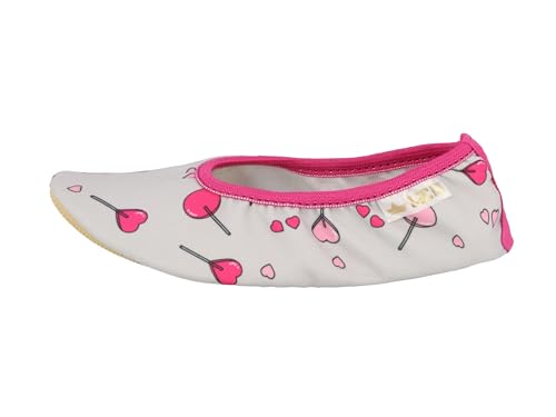 Detalle de Lico Unisex Kinder 1 Style Gymnastikschuhe – Grau Pink, Größe 25 EU