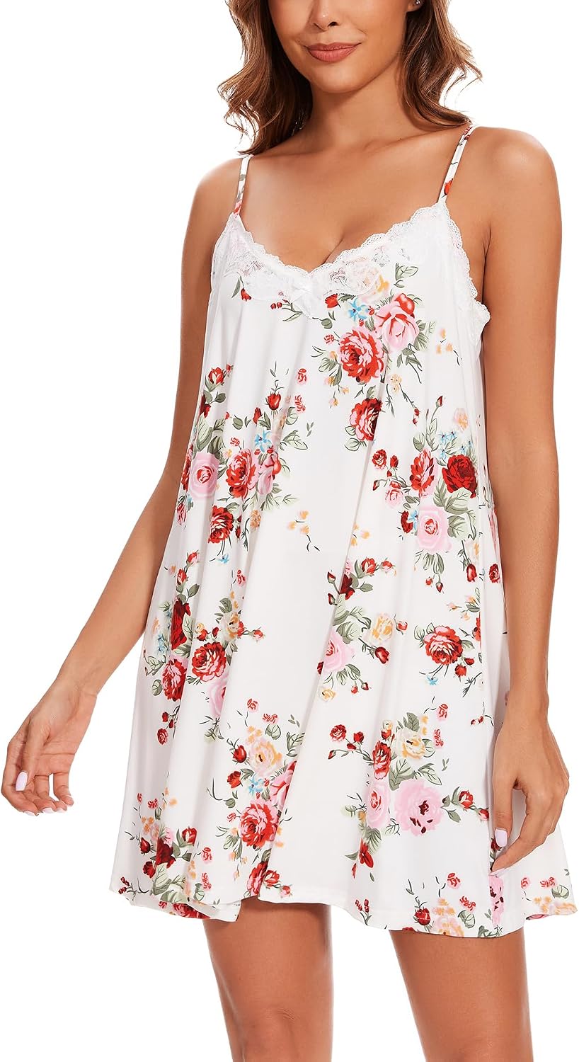 Detalle 2 de Kabento Women's Nightgown with V-Neck