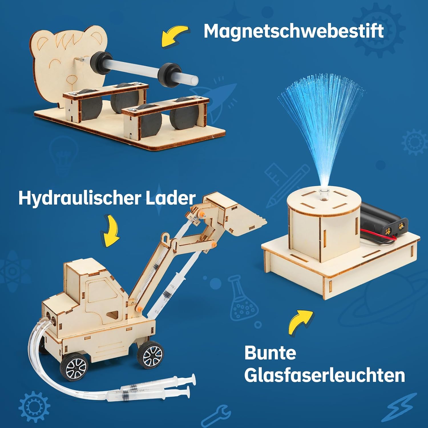 Detalle 1 de 6-in-1 Experimentierkasten für Kinder 8–14
