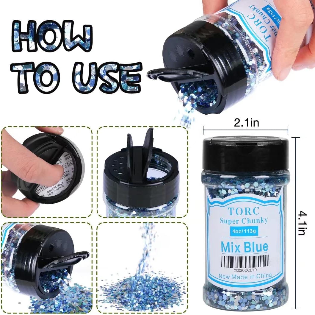 Thumbnail 2 de TORC Chunky Glitter 4 oz