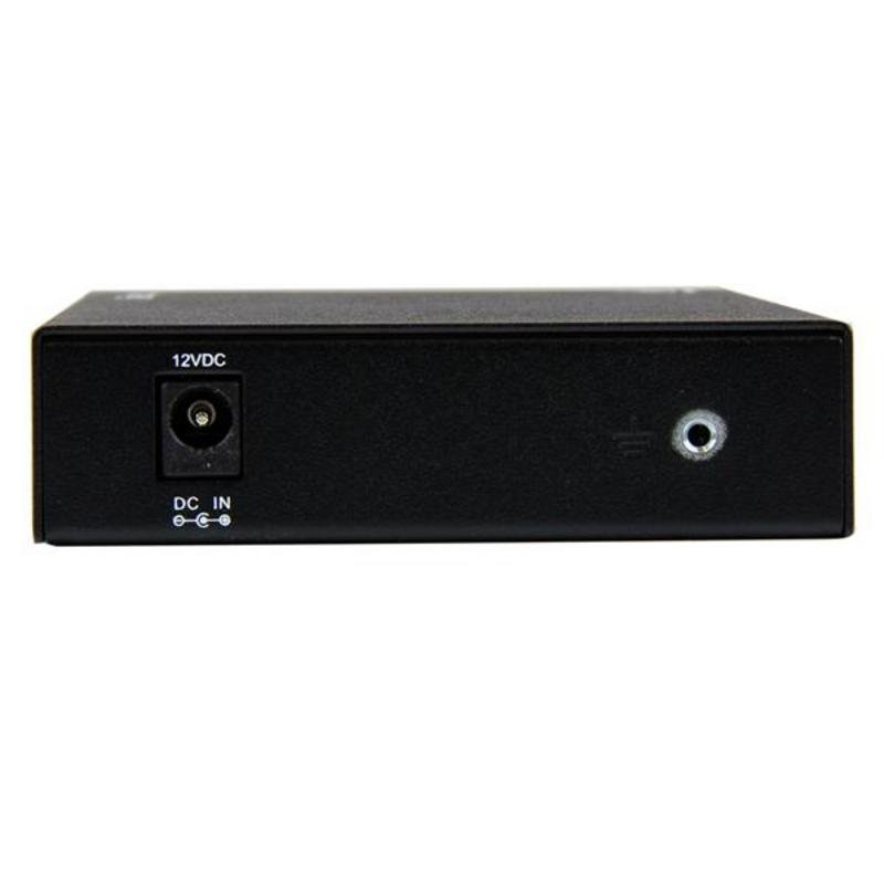 Detalle de StarTech ET90110SC2, convertidor de red a fibra multimodo ST 10/100 Mbps, hasta 2 km