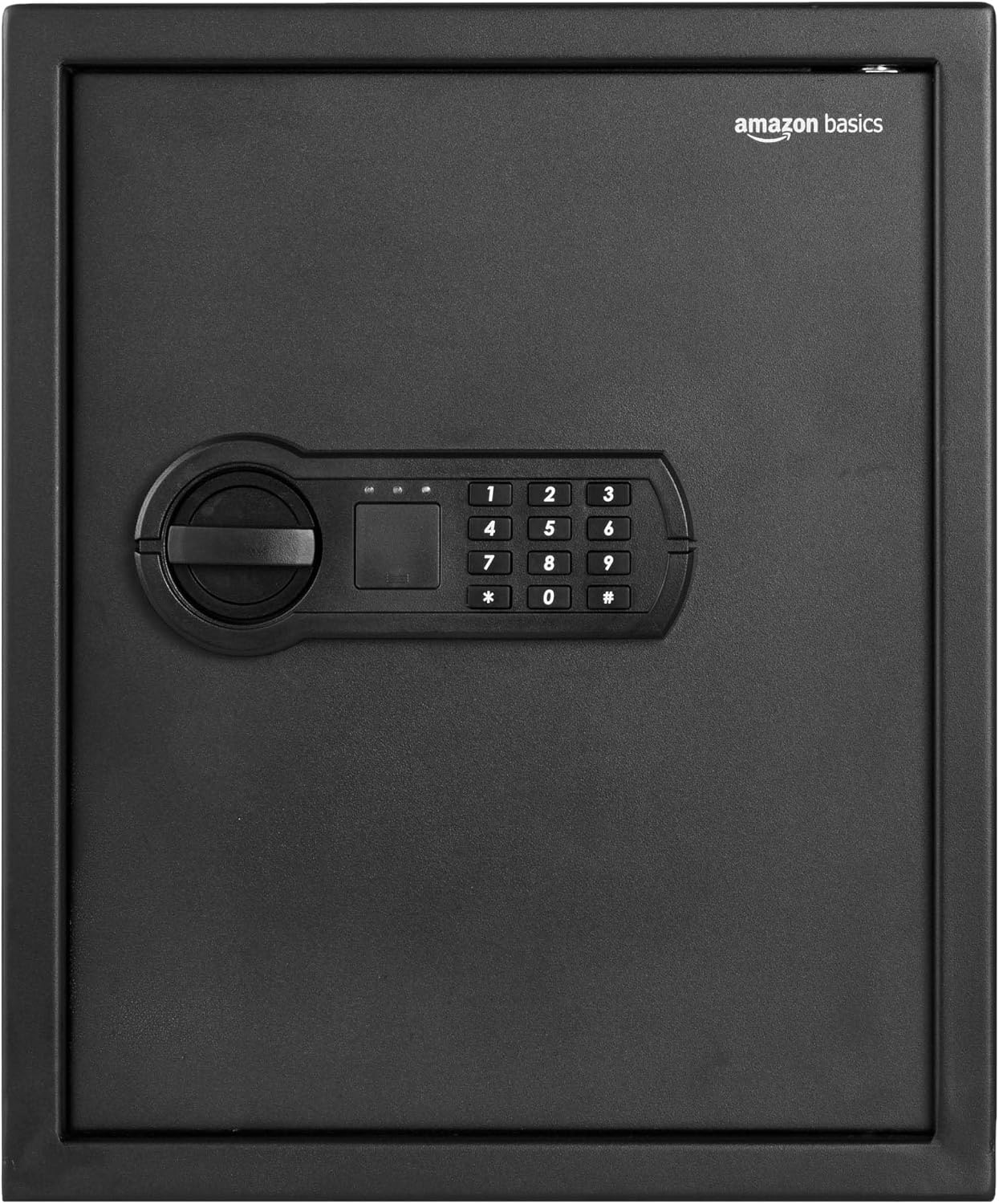 Detalle 2 de Amazonベーシック 43L電子式金庫 スチール製・テンキー式、内棚付き、床・壁固定対応